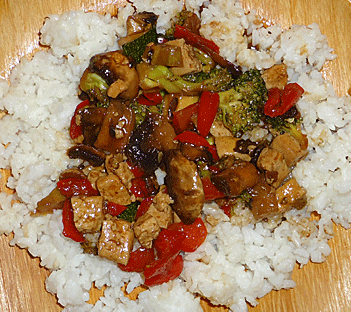 Asian stirfry with tofu