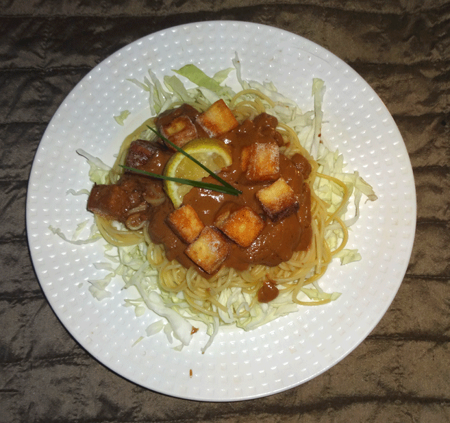 peanut noodles with tofu